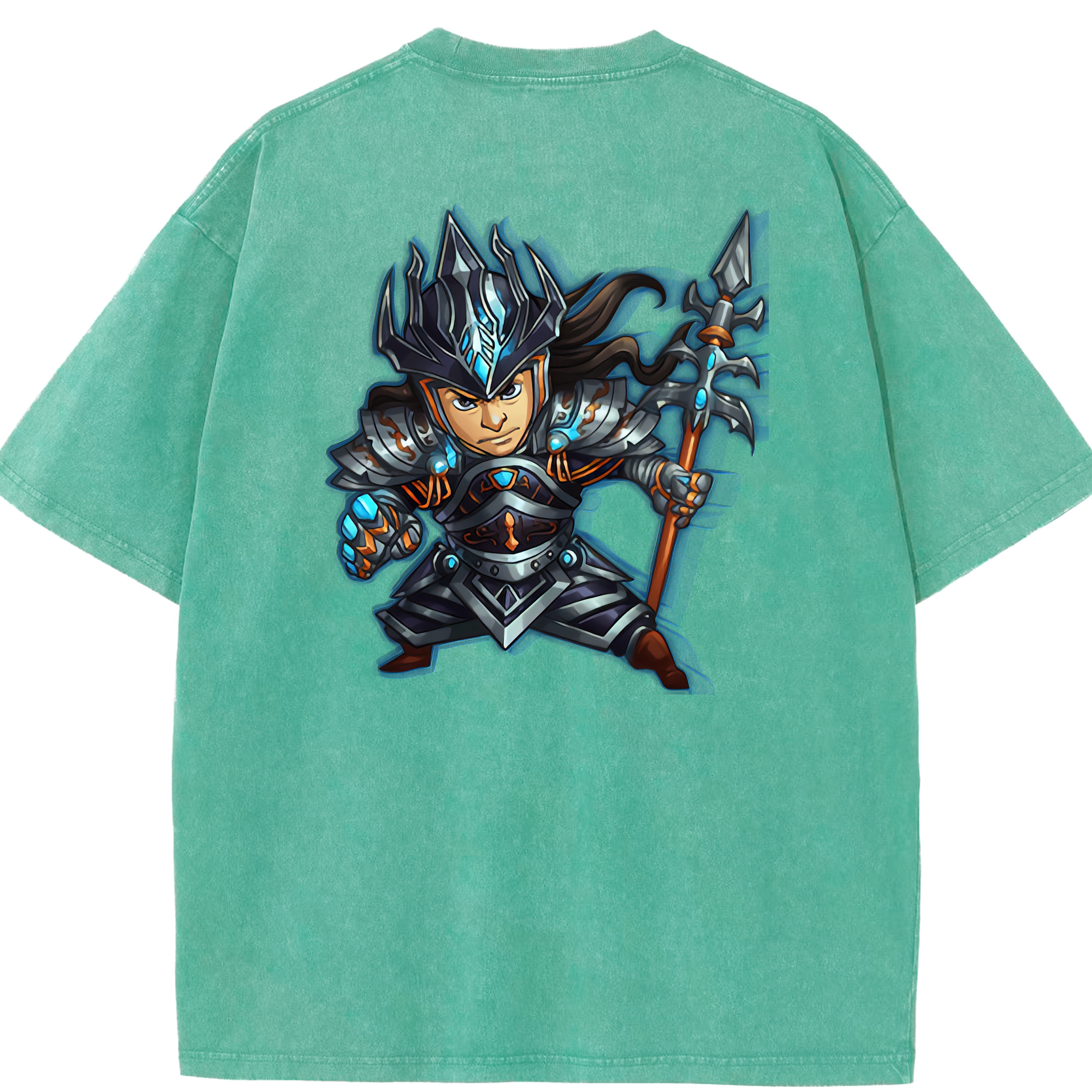 （画像用） リーグ・オブ・レジェンド League of Legends LOL 綿100% ヴィンテージ風 半袖Tシャツ（背面プリント）